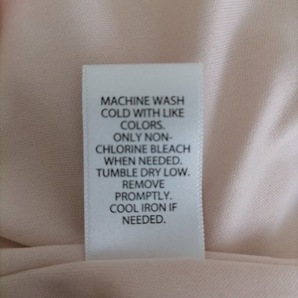 Candie's Womens Light Pink Cold Shoulder Ruffle Halter Blouse Top Size L - Picture 8 of 8